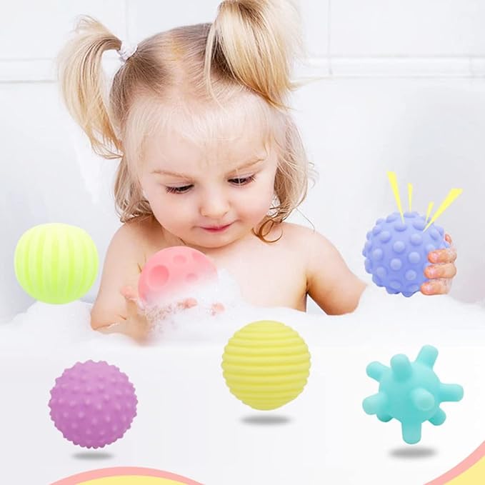 Sensory Squeak Ball Toy for Baby 