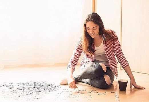 1000pcs Round Jigsaw Puzzles Rain