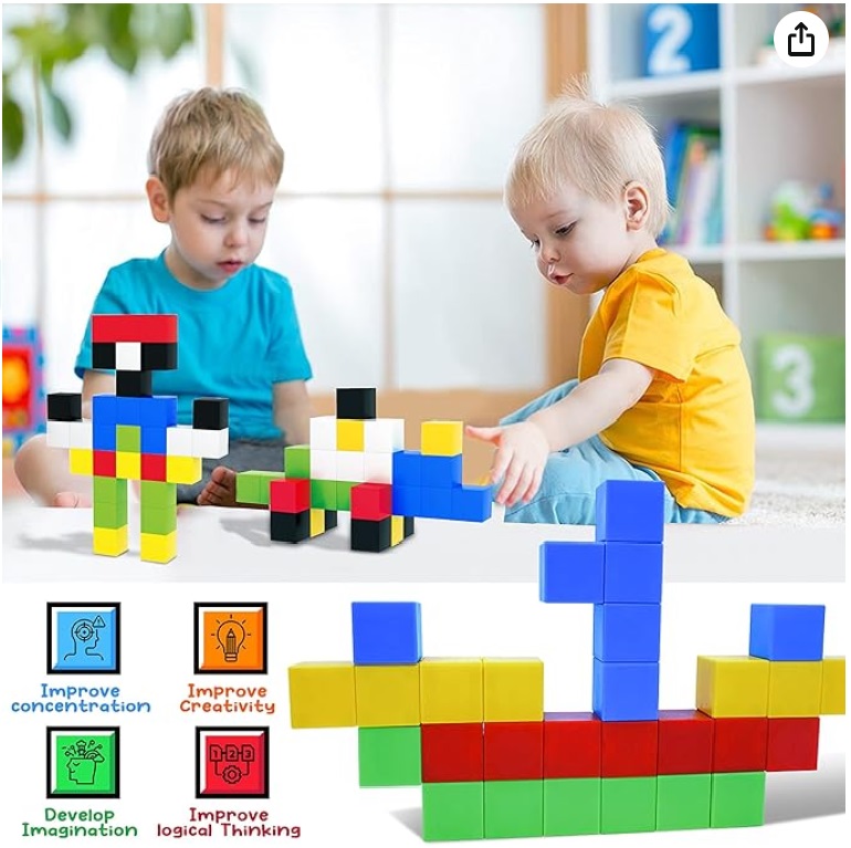 96pcs Magnetic Blocks