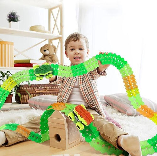 92pcs Dino Changeable Track