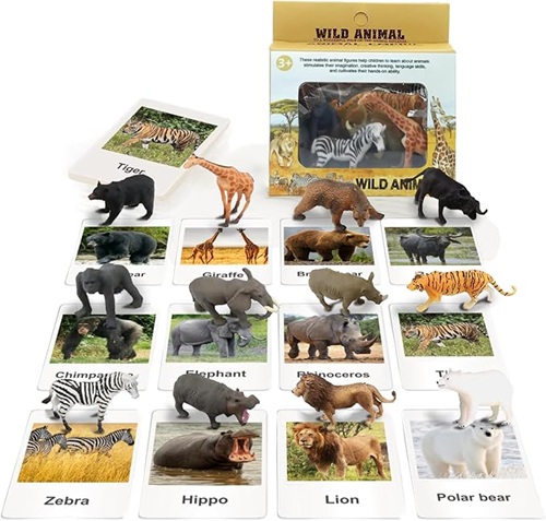 Animal Figurine with Cards